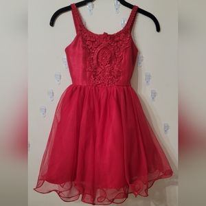 Girls Red Dress